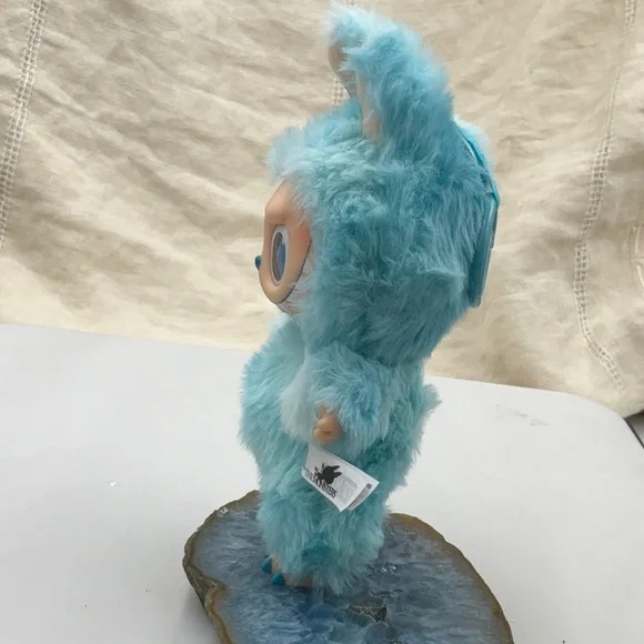HardToFindVerifiedPOPMART the Monsters Big Into Energy “Hope” Blue PlushLabubu - Picture 6 of 14